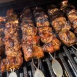Sonntagsgrillen mit der Familie: Schaschlik-Spieße & Grillgemüse