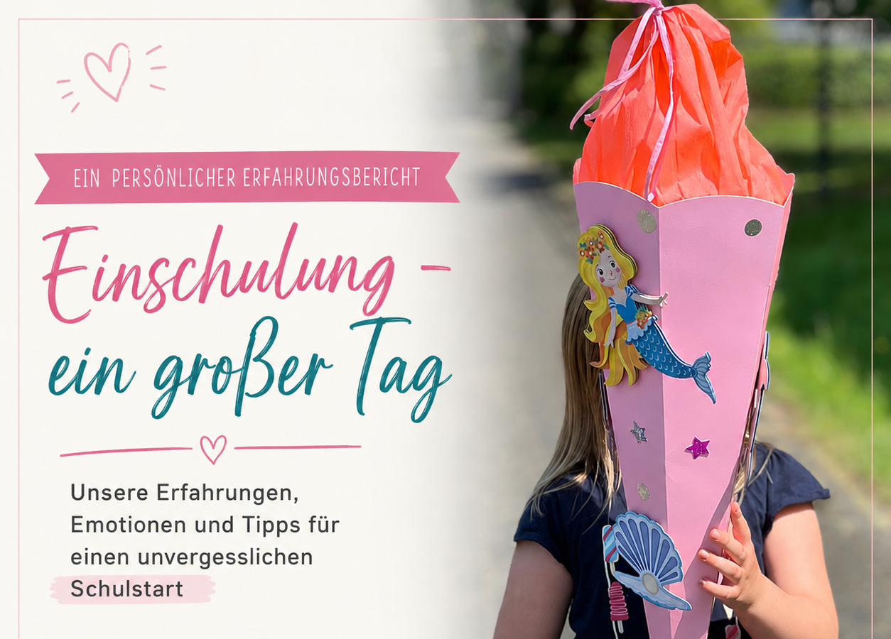 Einschulung – eine spannende Zeit und ein großer Tag: Unser persönlicher Erfahrungsbericht mit Tipps für einen entspannten Schulstart 